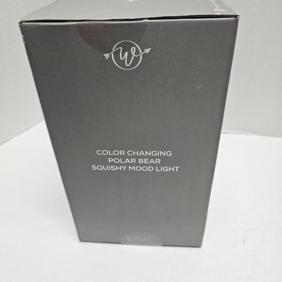 New West & Arrow Color Changing LED Polar Bear Squishy Mood Light Night NIB - Picture 8 of 9